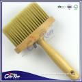 ColorRun top grade wooden handle natural bristle mixed with tapered filament paint brush